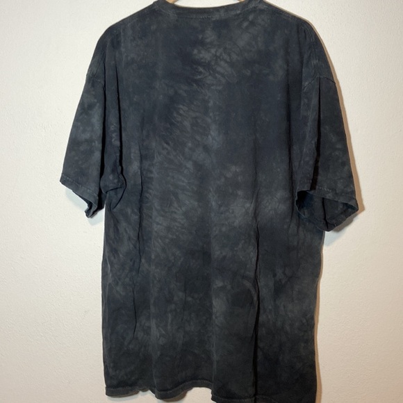 The Mountain Full Face Black Lab Tie Dye Gray Tee USA Made 2011 Dog XXL - Picture 6 of 6